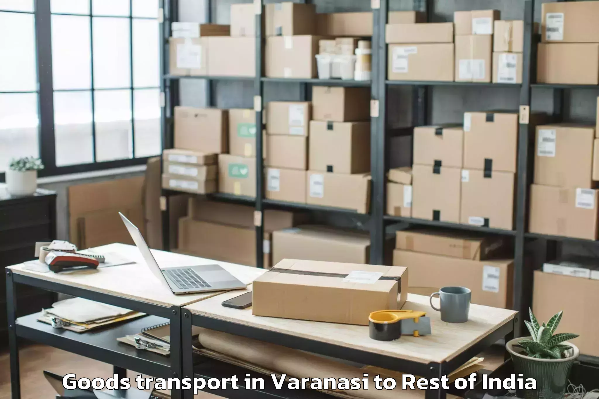 Comprehensive Varanasi to Aalo Goods Transport